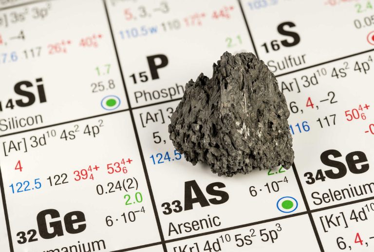 Asen (As) thường được gọi là thạch tín – vốn là từ chỉ asen trioxide (As2O3) của nó – là một á kim có khả năng gây ngộ độc